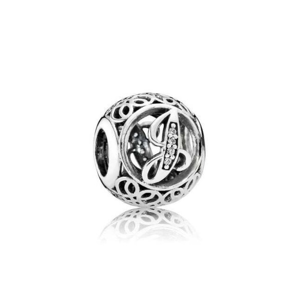 Pandora Jewelry - Cursive J pandora charm